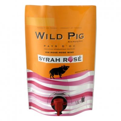 Wild Pig Syrah rosé pouch